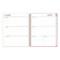 Mimi Pink Weekly/monthly Planner, Floral Artwork, 11 X 8.5, Pink/blue/rose Cover, 12-month (jan To Dec): 2025