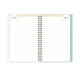 Day Designer "secret Garden Mint" Academic Year Weekly/monthly Notes Planner, 8 X 5, 12-month (july To June): 2024-2025