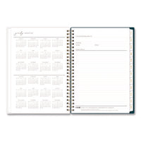 Life Note-it Dania Dark Weekly/monthly Planner, Floral Artwork, 8.63 X 5.88, Multicolor Cover, 12-month (jan To Dec): 2025