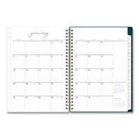 Life Note-it Dania Dark Weekly/monthly Planner, Floral Artwork, 8.63 X 5.88, Multicolor Cover, 12-month (jan To Dec): 2025