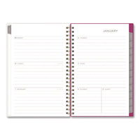 Kelly Ventura Magenta Bloom Weekly/monthly Planner, Floral Artwork, 8 X 5, Multicolor Cover, 12-month (jan To Dec): 2025