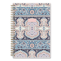 Cocorrina Weekly/monthly Planner, Pastel Paisley Artwork, 8 X 5, Blue/pink/white Cover, 12-month (jan To Dec): 2025