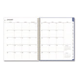 Cocorrina Weekly/monthly Planner, Pastel Paisley Artwork, 11 X 8.5, Blue/pink/white Cover, 12-month (jan To Dec): 2025