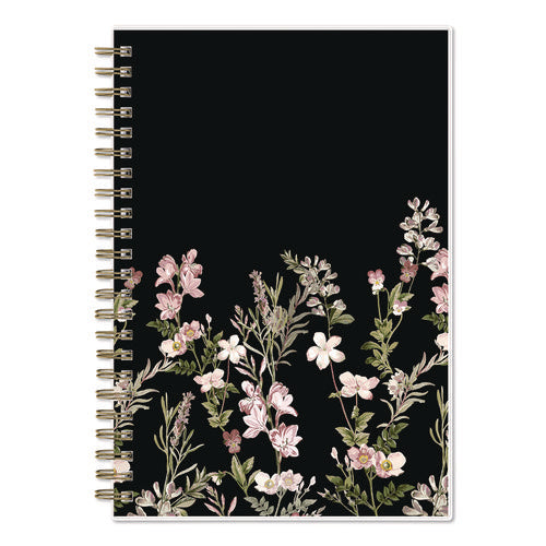 Nevaeh Weekly/monthly Planner, Wildflowers Artwork, 8 X 5, Multicolor/black Cover, 12-month (jan To Dec): 2025