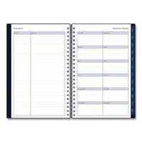 Passages Weekly/monthly Planner, 8 X 5, Navy Blue Cover, 12-month (jan To Dec): 2025