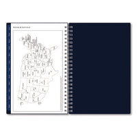 Passages Weekly/monthly Planner, 8 X 5, Navy Blue Cover, 12-month (jan To Dec): 2025