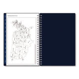 Passages Weekly/monthly Planner, 8 X 5, Navy Blue Cover, 12-month (jan To Dec): 2025