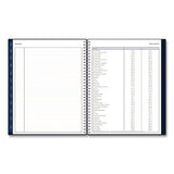 Passages Weekly Appointment Book And Monthly Planner, 11 X 8.5, Navy Blue Cover, 12-month (jan To Dec): 2025