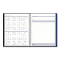 Passages Weekly Appointment Book And Monthly Planner, 11 X 8.5, Navy Blue Cover, 12-month (jan To Dec): 2025