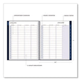 Passages Weekly Appointment Book And Monthly Planner, 11 X 8.5, Navy Blue Cover, 12-month (jan To Dec): 2025