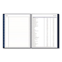 Passages Weekly/monthly Planner, 11 X 8.5, Navy Blue Cover, 12-month (jan To Dec): 2025