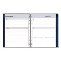 Passages Weekly/monthly Planner, 11 X 8.5, Navy Blue Cover, 12-month (jan To Dec): 2025