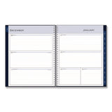 Passages Weekly/monthly Planner, 11 X 8.5, Navy Blue Cover, 12-month (jan To Dec): 2025