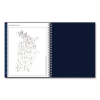 Passages Weekly/monthly Planner, 11 X 8.5, Navy Blue Cover, 12-month (jan To Dec): 2025