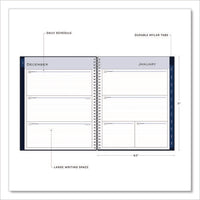 Passages Weekly/monthly Planner, 11 X 8.5, Navy Blue Cover, 12-month (jan To Dec): 2025