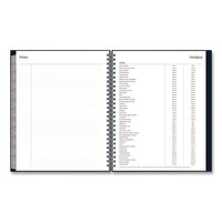 Passages Academic Year Weekly/monthly Planner, 9 X 7, Navy Blue Cover, 12-month: July 2024 To June 2025