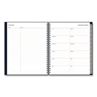 Passages Academic Year Weekly/monthly Planner, 9 X 7, Navy Blue Cover, 12-month: July 2024 To June 2025