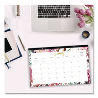 Kelly Ventura Magenta Bloom Desk Pad Calendar, Floral Artwork, 17 X 11, White/multicolor Sheets, 12-month (jan To Dec): 2025