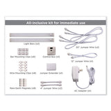 Led Under Cabinet Lighting Kit With Magnetic Option Two-bar Kit, 0.78w X 0.39h