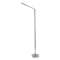 Pureoptics Led Floor Lamp, 52.2" Tall, Silver Base