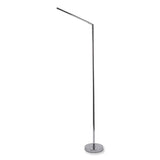 Pureoptics Led Floor Lamp, 52.2" Tall, Silver Base