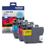 Lc4023pks Ink, 550 Page-yield, Cyan/magenta/yellow, 3/pack