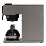 Vp17-1 12-cup Commercial Pourover Coffee Brewer, Stainless Steel/black, Ships In 7-10 Business Days