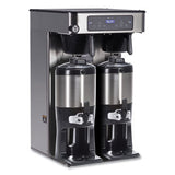 Icb Infusion Series Twin Tall Coffee Brewer, 51 Cups, Silver/black, Ships In 7-10 Business Days