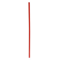 Wrapped Giant Straws, 10.25", Polypropylene, Red, 1,200/carton