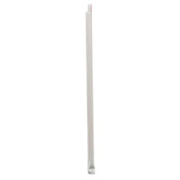 Wrapped Giant Straws, 10.25", Polypropylene, Red/white Striped, 1,200/carton