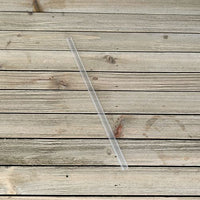Giant Straws, 7.75", Polypropylene, Clear, 1,500/carton