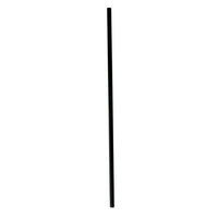 Wrapped Jumbo Straws, 10.25", Polypropylene, Black, 2,000/carton