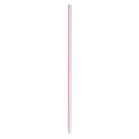 Wrapped Jumbo Straws, 10.25", Polypropylene, Red/white Striped, 2,000/carton
