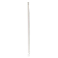 Wrapped Jumbo Straws, 10.25", Polypropylene, Red/white Striped, 2,000/carton
