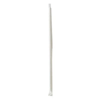 Wrapped Jumbo Straws, 10.25", Polypropylene, Clear, 2,000/carton