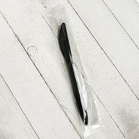 Mediumweight Wrapped Polypropylene Cutlery, Knife, Black, 1,000/carton