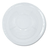 Pet Cold Cup Dome Lids, Fits 9 Oz To 10 Oz Pet Cups, Clear, 100/pack