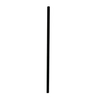 Wrapped Jumbo Paper Straws, 7.75", Paper, Black, 1,280/carton