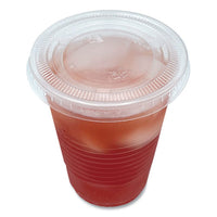 Soufflé/portion Cup Lids, Fits 3.25 Oz To 5.5 Oz Portion Cups, Clear, 2,500/pack