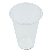 Translucent Plastic Cold Cups, 20 Oz, Clear, 1,000/carton