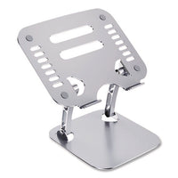 Adjustable Laptop Riser Stand, 10.62" X 9" X 1.5" To 5", Silver