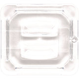 Storplus Polycarbonate Handled Universal Lid, 6.31 X 6.88 X 0.88, Clear, Plastic