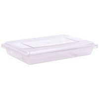 Storplus Polycarbonate Food Storage Container, 5 Gal, 18 X 26 X 3.5, Clear, Plastic