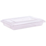 Storplus Polycarbonate Food Storage Container, 5 Gal, 18 X 26 X 3.5, Clear, Plastic