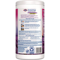 Scentiva Disinfecting Wipes, 7.75 X 7, Tuscan Lavender And Jasmine, 75/canister