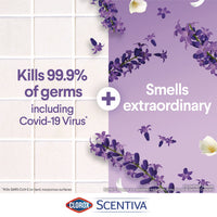 Scentiva Disinfecting Wipes, 7.75 X 7, Tuscan Lavender And Jasmine, 75/canister