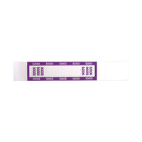 Currency Straps, $20 Bill, $2,000, Self-adhesive, 1,000/pack