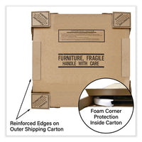 Dry Erase Markerboard Activity Tables, Round, 42" X 19" To 29", White Top, Black Legs, 4/pallet, Ships In 4-6 Business Days