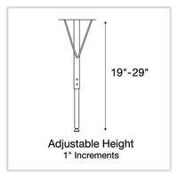 Markerboard Activity Tables, Square, 48" X 48" X 19" To 29", White Top, Black Legs, 4/pallet, Ships In 4-6 Business Days