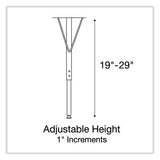 Markerboard Activity Tables, Square, 48" X 48" X 19" To 29", White Top, Black Legs, 4/pallet, Ships In 4-6 Business Days